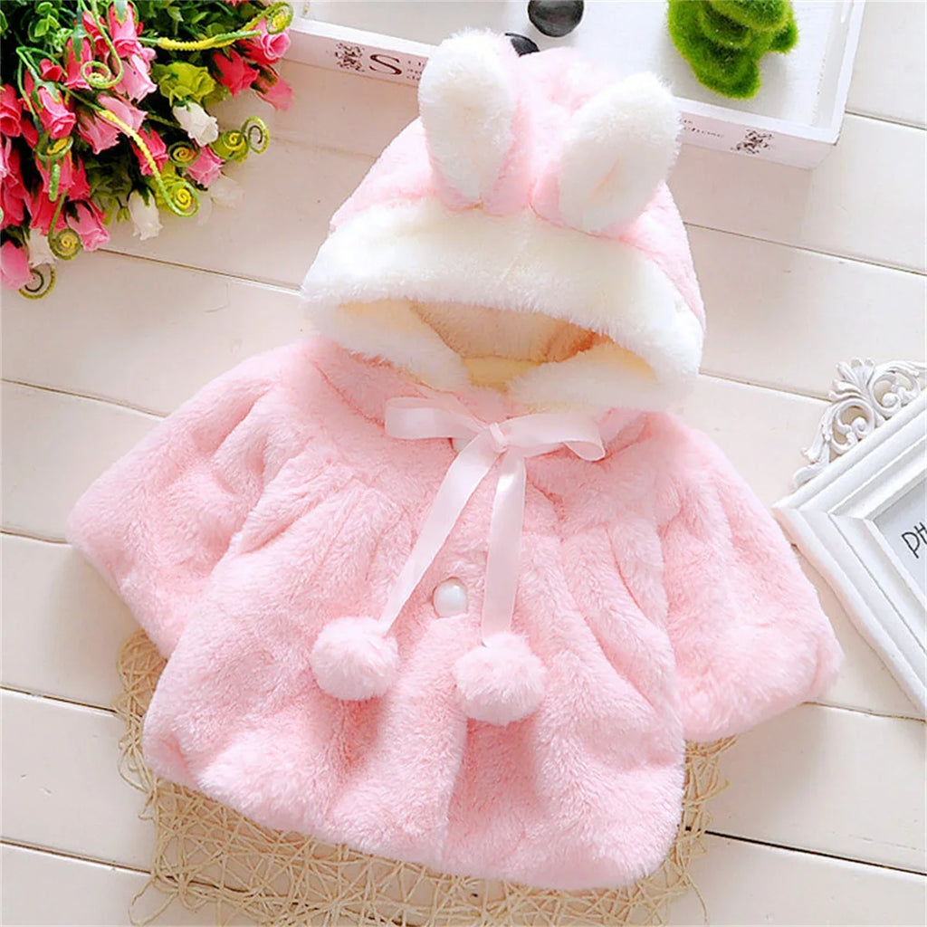 Cute Hooded Winter Vest for Baby Girls 🤍❤️