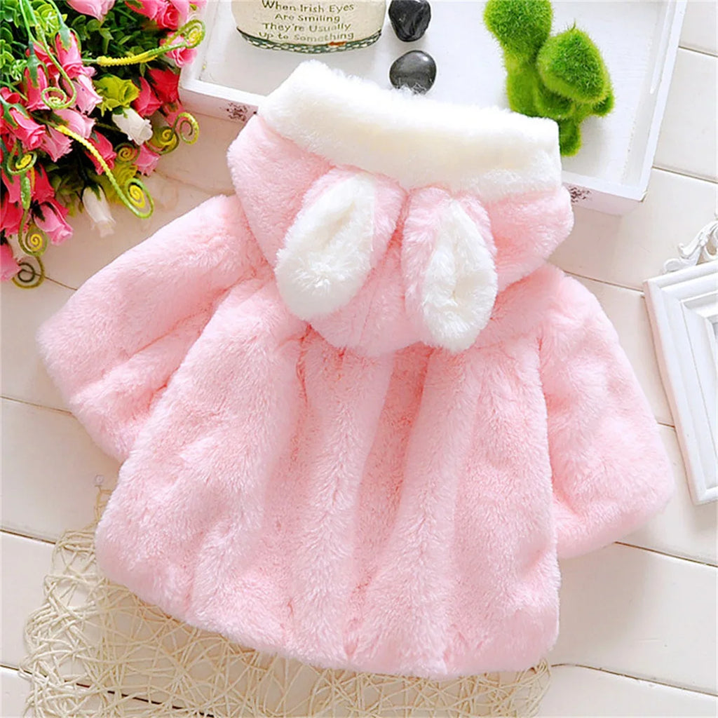 Cute Hooded Winter Vest for Baby Girls 🤍❤️